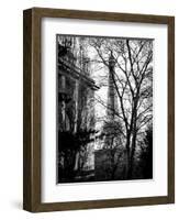 Eiffel Tower View of Winter Trocadero - Paris, France-Philippe Hugonnard-Framed Art Print