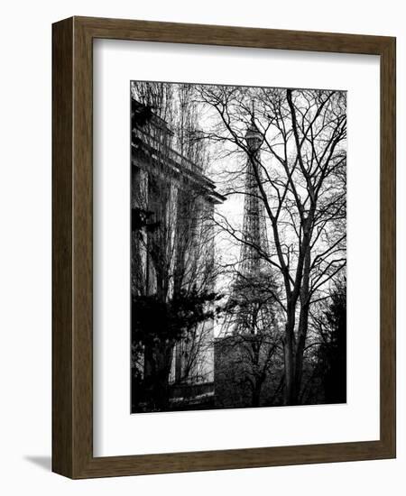 Eiffel Tower View of Winter Trocadero - Paris, France-Philippe Hugonnard-Framed Art Print