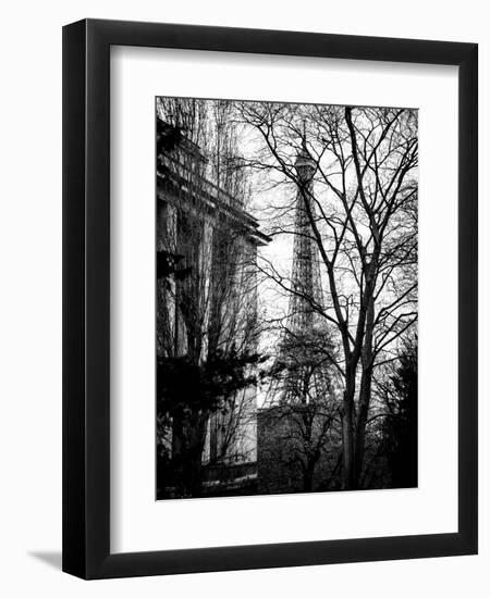 Eiffel Tower View of Winter Trocadero - Paris, France-Philippe Hugonnard-Framed Art Print