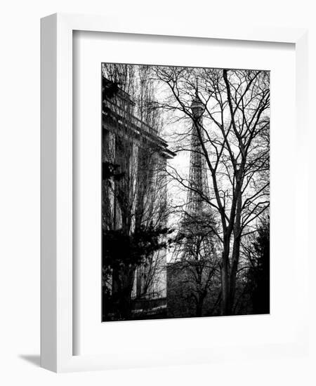 Eiffel Tower View of Winter Trocadero - Paris, France-Philippe Hugonnard-Framed Art Print