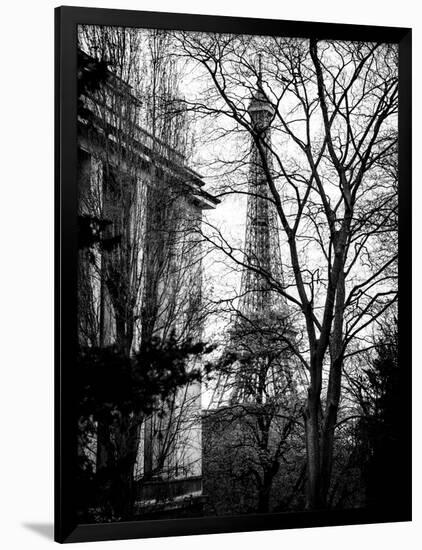 Eiffel Tower View of Winter Trocadero - Paris, France-Philippe Hugonnard-Framed Art Print