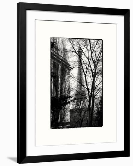 Eiffel Tower View of Winter Trocadero - Paris, France-Philippe Hugonnard-Framed Art Print