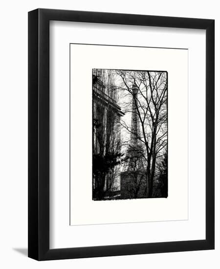 Eiffel Tower View of Winter Trocadero - Paris, France-Philippe Hugonnard-Framed Art Print