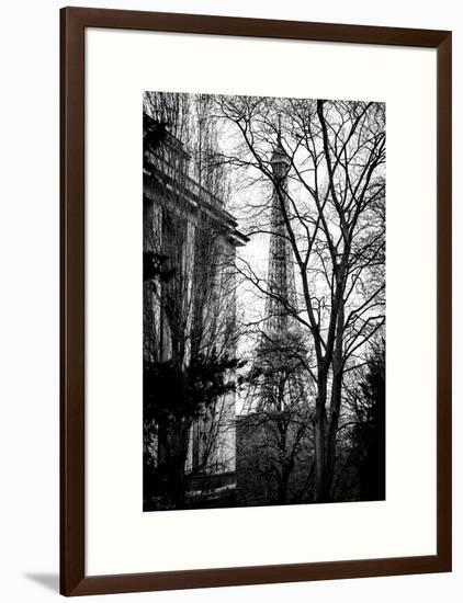 Eiffel Tower View of Winter Trocadero - Paris, France-Philippe Hugonnard-Framed Art Print