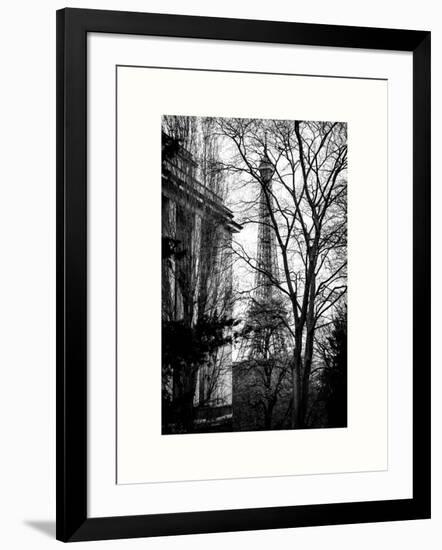 Eiffel Tower View of Winter Trocadero - Paris, France-Philippe Hugonnard-Framed Art Print