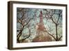 Eiffel Tower Vintage-Cora Niele-Framed Giclee Print