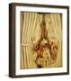 Eiffel Tower with Curtains, 1910-Robert Delaunay-Framed Giclee Print