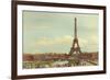 Eiffel Tower with Jardin du Trocade?ro-Cora Niele-Framed Photographic Print