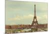 Eiffel Tower with Jardin du Trocade?ro-Cora Niele-Mounted Photographic Print