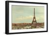 Eiffel Tower with Jardin du Trocade?ro-Cora Niele-Framed Photographic Print