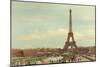 Eiffel Tower with Jardin du Trocade?ro-Cora Niele-Mounted Photographic Print