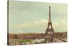 Eiffel Tower with Jardin du Trocade?ro-Cora Niele-Stretched Canvas