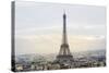 Eiffel Tower with Paris Skyline at Sunset-Sira Anamwong-Stretched Canvas