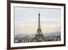 Eiffel Tower with Paris Skyline at Sunset-Sira Anamwong-Framed Photographic Print