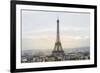 Eiffel Tower with Paris Skyline at Sunset-Sira Anamwong-Framed Photographic Print