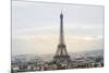 Eiffel Tower with Paris Skyline at Sunset-Sira Anamwong-Mounted Photographic Print