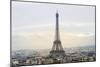 Eiffel Tower with Paris Skyline at Sunset-Sira Anamwong-Mounted Photographic Print