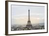 Eiffel Tower with Paris Skyline at Sunset-Sira Anamwong-Framed Photographic Print