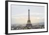 Eiffel Tower with Paris Skyline at Sunset-Sira Anamwong-Framed Photographic Print