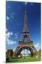 Eiffel Tower with Park Paris-null-Mounted Art Print