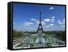 Eiffel Tower with Water Fountains, Paris, France, Europe-Nigel Francis-Framed Stretched Canvas