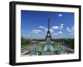 Eiffel Tower with Water Fountains, Paris, France, Europe-Nigel Francis-Framed Photographic Print