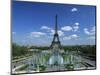 Eiffel Tower with Water Fountains, Paris, France, Europe-Nigel Francis-Mounted Photographic Print