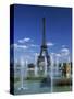 Eiffel Tower with Water Fountains, Paris, France, Europe-Nigel Francis-Stretched Canvas