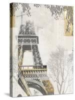 Eiffel Tower-Ben James-Stretched Canvas