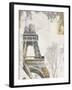 Eiffel Tower-Ben James-Framed Art Print