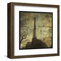 Eiffel Tower-John W^ Golden-Framed Art Print