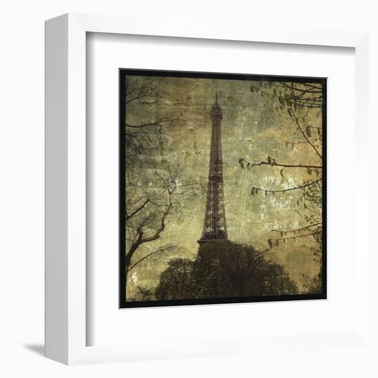 Eiffel Tower-John W^ Golden-Framed Art Print