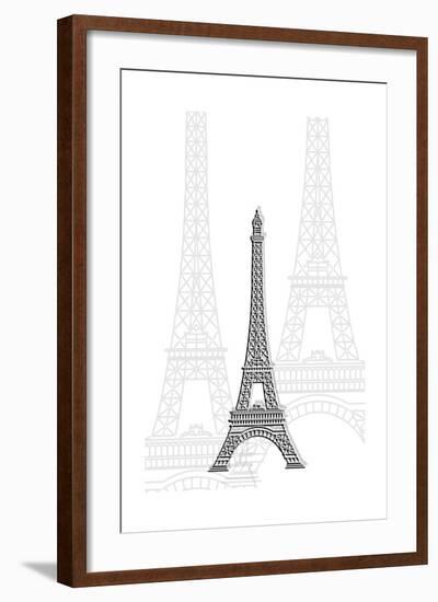 Eiffel Tower-Cristian Mielu-Framed Art Print