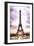 Eiffel Tower-Philippe Hugonnard-Framed Giclee Print