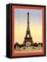 Eiffel Tower-null-Framed Stretched Canvas