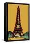 Eiffel Towerparis France-Whoartnow-Framed Stretched Canvas