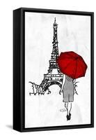 Eiffel Umbrella-OnRei-Framed Stretched Canvas