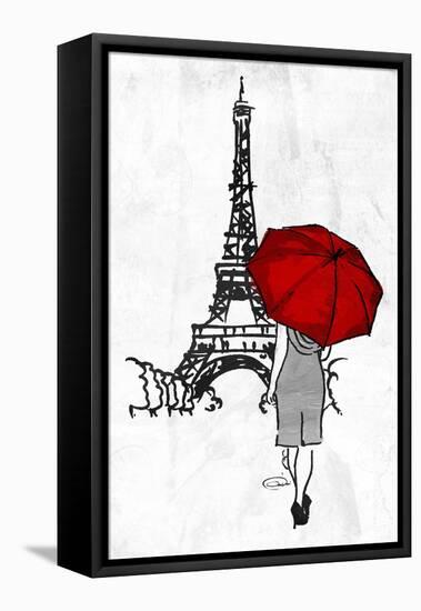 Eiffel Umbrella-OnRei-Framed Stretched Canvas