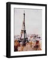 Eiffel View-Boho Hue Studio-Framed Art Print