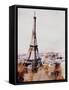 Eiffel View-Boho Hue Studio-Framed Stretched Canvas