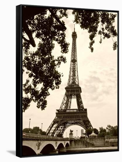 Eiffel Views I-Rachel Perry-Framed Stretched Canvas