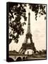 Eiffel Views I-Rachel Perry-Framed Stretched Canvas