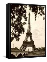 Eiffel Views I-Rachel Perry-Framed Stretched Canvas