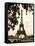 Eiffel Views I-Rachel Perry-Framed Stretched Canvas