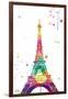 Eiffel watercolor-OnRei-Framed Art Print