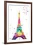 Eiffel watercolor-OnRei-Framed Art Print