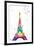 Eiffel watercolor-OnRei-Framed Art Print