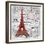 Eiffel-OnRei-Framed Premium Giclee Print