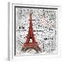 Eiffel-OnRei-Framed Premium Giclee Print