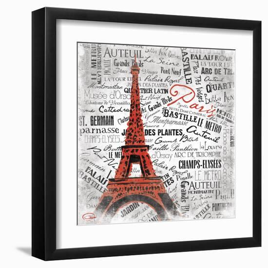 Eiffel-OnRei-Framed Art Print